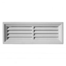 Rejilla para puerta color blanca 120mm x 355mm Art.5317