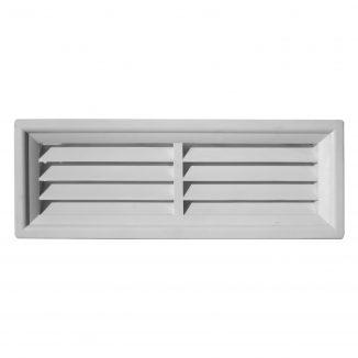 Rejilla para puerta color blanca 120mm x 355mm Art.5317